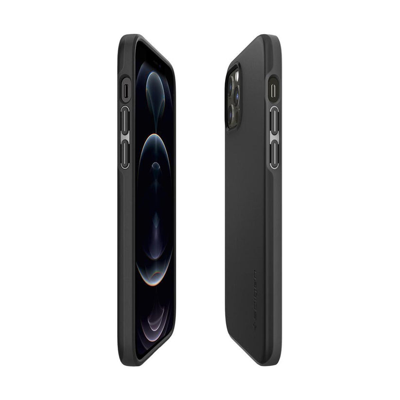 Spigen – Thin Fit iPhone 12 / 12 Pro tok - Fekete - Open Box - iSTYLE HU
