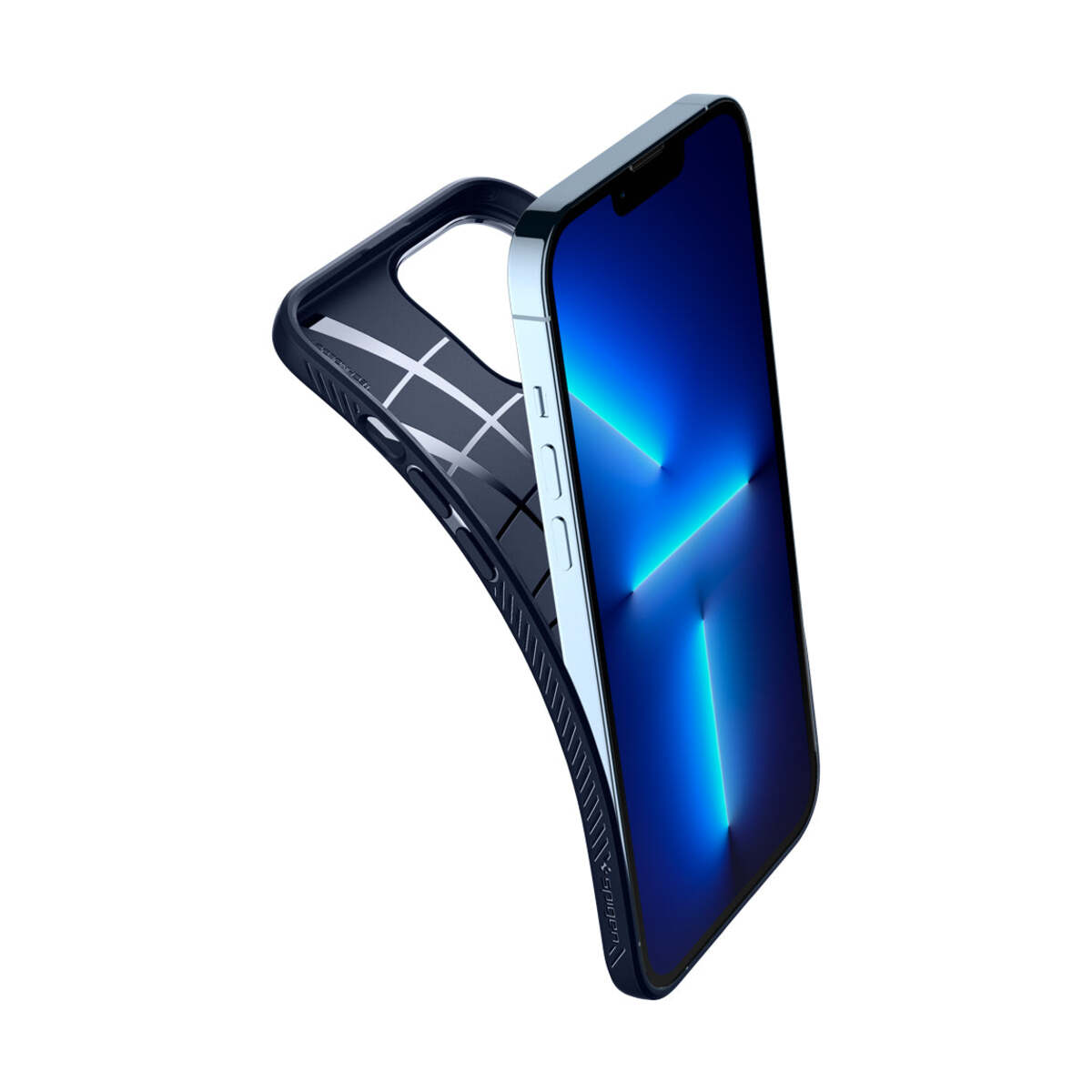 Spigen – Liquid Air iPhone 13 Pro Max tok - kék - Open Box - iSTYLE HU