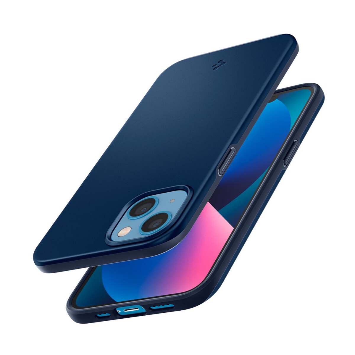 Spigen – Thin Fit iPhone 13 mini tok - Sötétkék - Open Box - iSTYLE HU