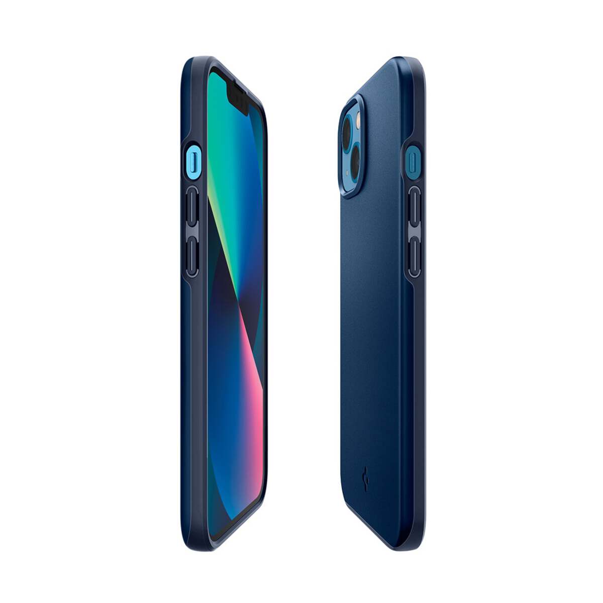 Spigen – Thin Fit iPhone 13 mini tok - Sötétkék - Open Box - iSTYLE HU