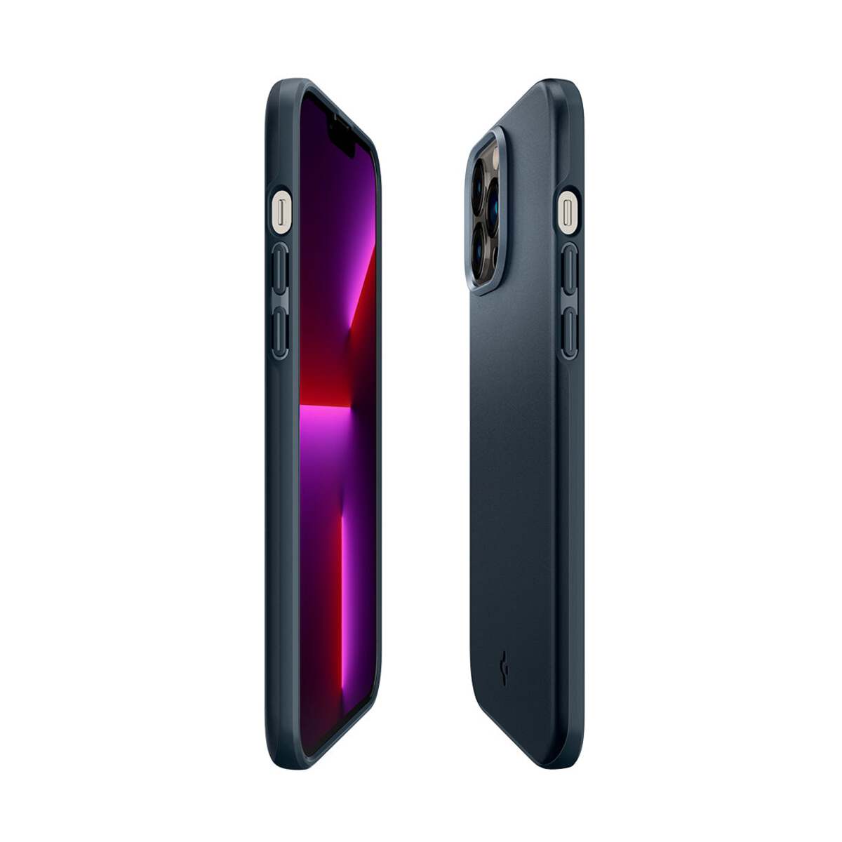 Spigen – Thin Fit iPhone 13 Pro Max - metál kék - Open Box - iSTYLE HU