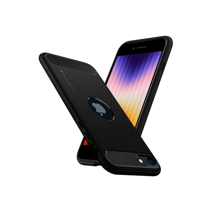 Spigen – Rugged Armor iPhone SE tok - fekete - Open Box - iSTYLE HU