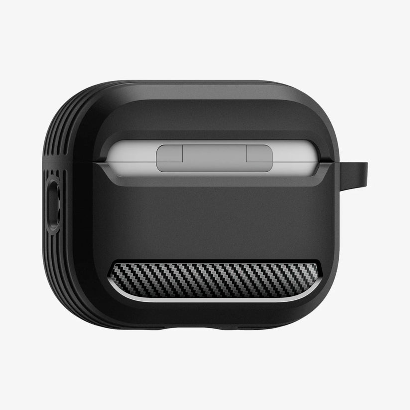SPIGEN - Rugged Armor szilikon tok AirPods Pro 3-hoz - fekete - iSTYLE.hu