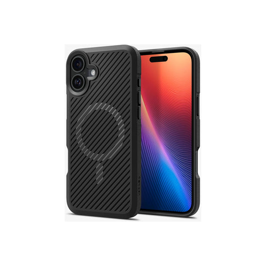 Spigen – Core Armor (MagSafe-kompatibilis) iPhone 16 - matt fekete - iSTYLE HU