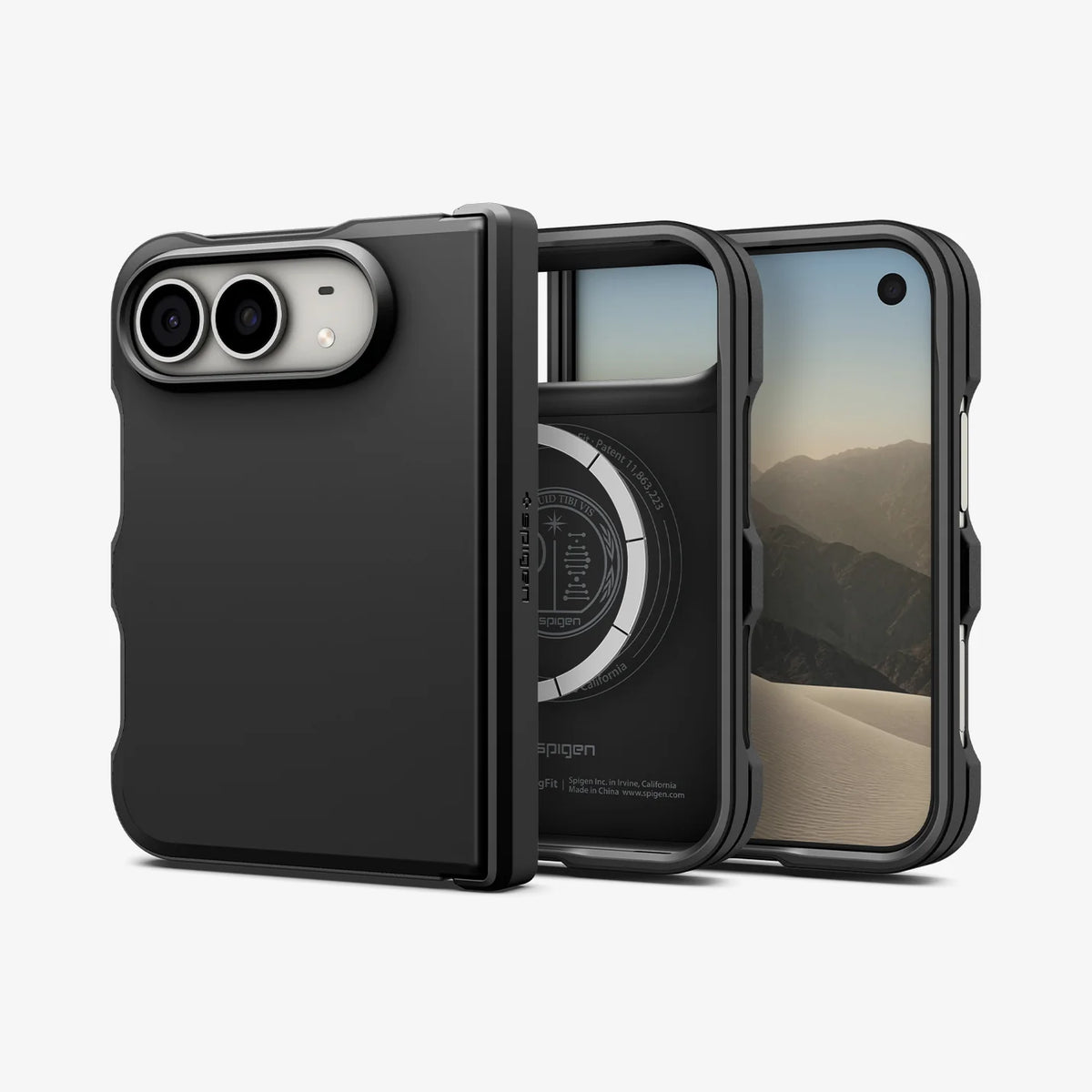 Spigen Tough Armor Pro MagSafe, fekete - iPhone Duo