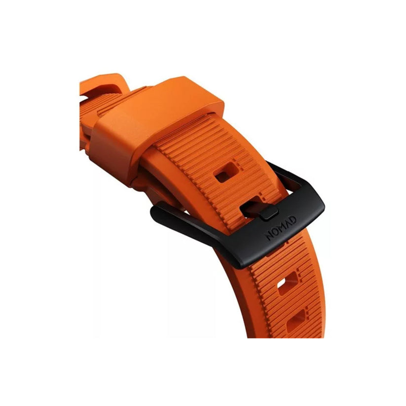 Nomad – Apple Watch Utlra Robosztus szíj ( 42/44/45/49 mm) - narancs/fekete - iSTYLE HU