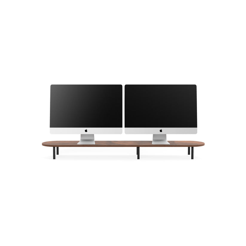 Woodcessories – Dupla Monitorálvány - dió - iSTYLE HU