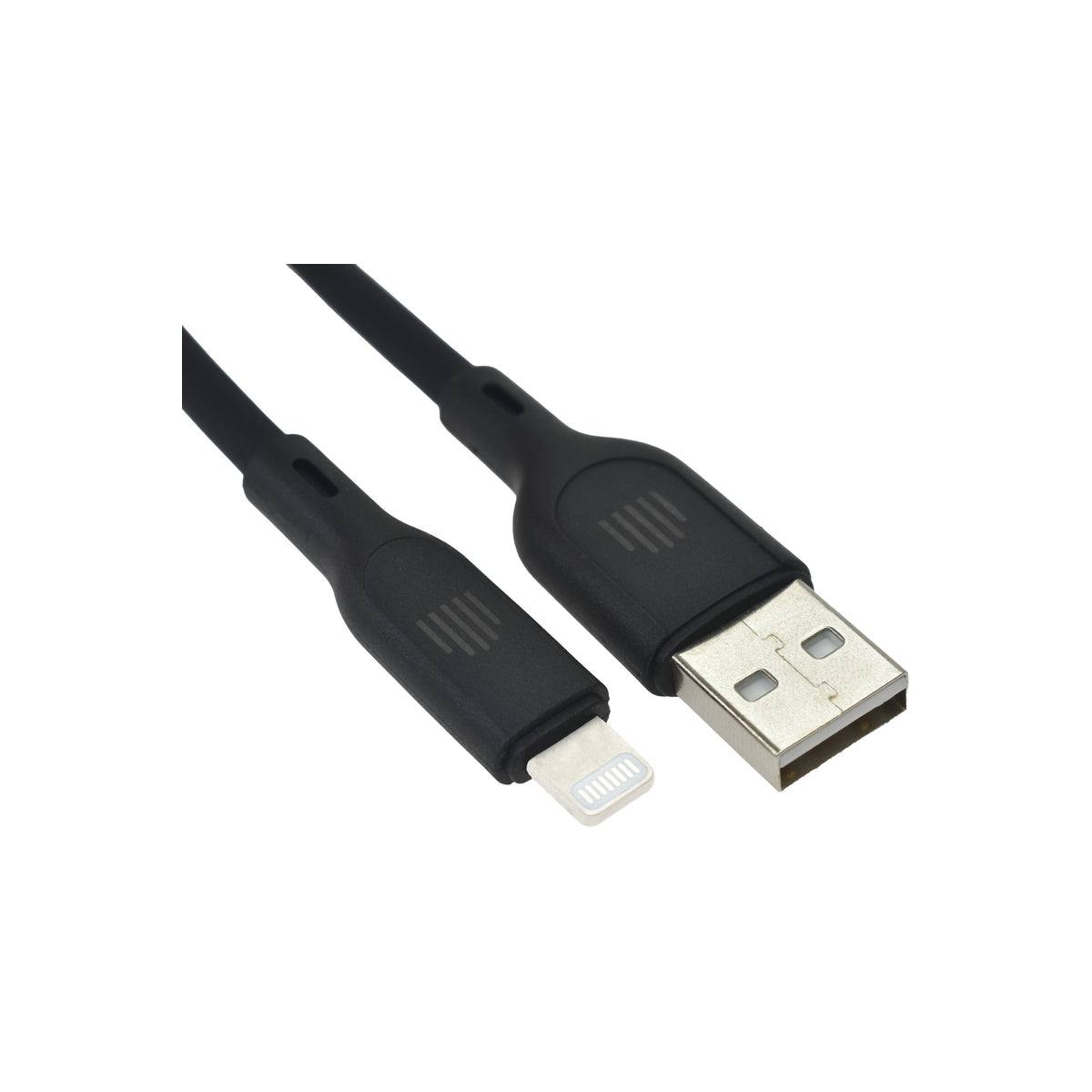 Dviced – USB-A - Lightning szilikon kábel, 1,25 m - fekete - iSTYLE HU