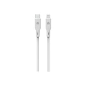 Dviced – USB-C - Lightning szilikon kábel, 1,25 m - fehér - iSTYLE HU