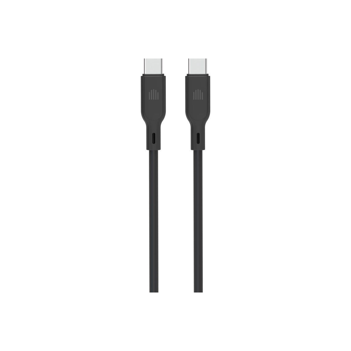 Dviced – USB-C - USB-C szilikon kábel, 1,25 m - fekete - iSTYLE HU