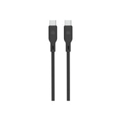Dviced – USB-C - USB-C szilikon kábel, 1,25 m - fekete - iSTYLE HU