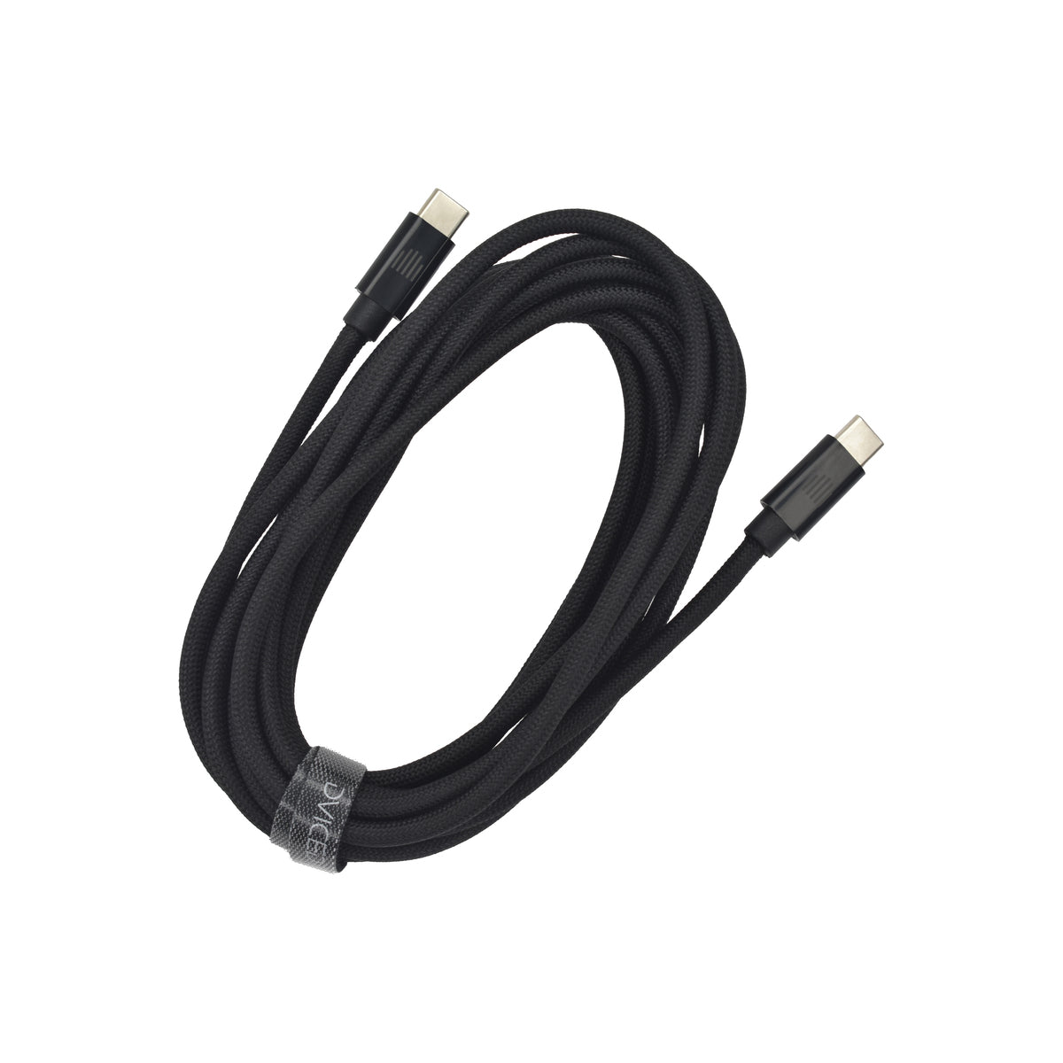 Dviced – USB-C - USB-C szőtt borítású töltőkábel, 3 m - fekete - iSTYLE HU