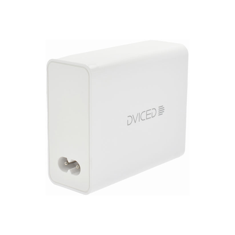 Dviced – Asztali töltő 100W GaN 2xUSB-C + 2xUSB-A - fehér - iSTYLE HU
