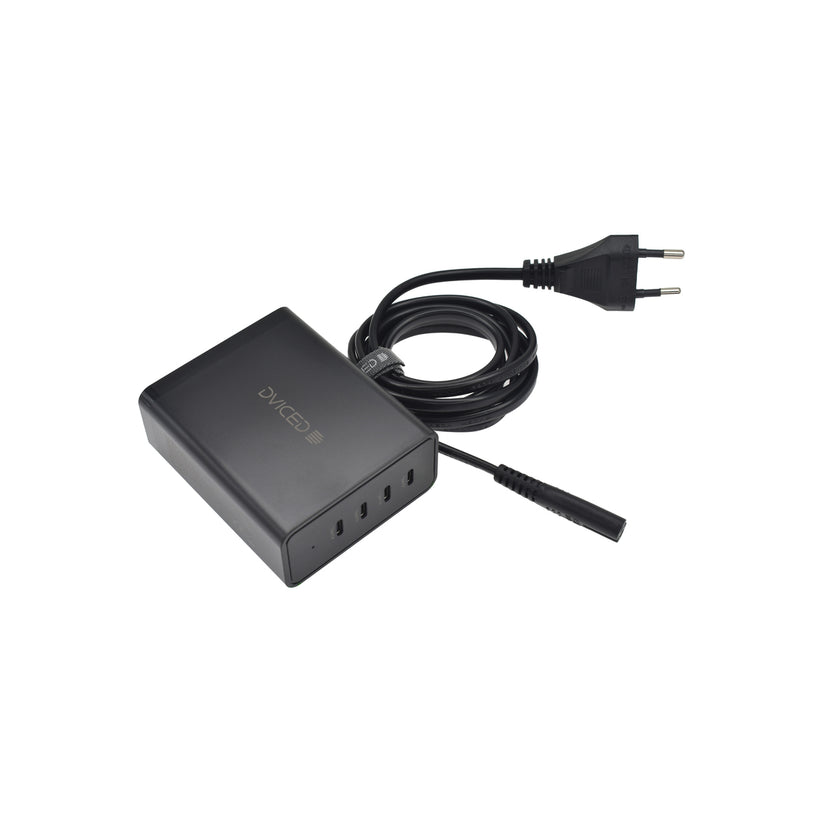 Dviced – Asztali töltő 140W GaN 4xUSB-C - fekete - iSTYLE HU
