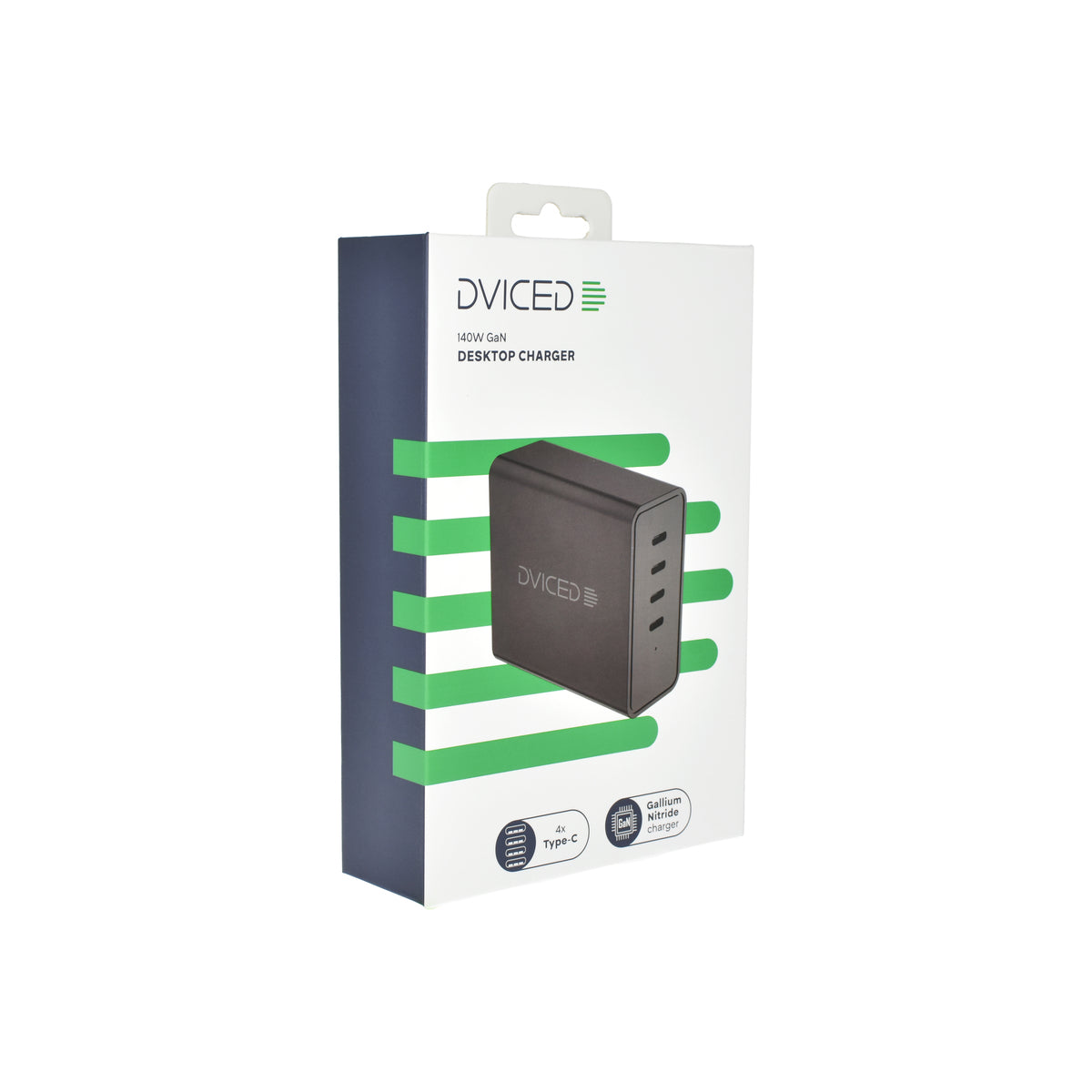 Dviced – Asztali töltő 140W GaN 4xUSB-C - fekete - iSTYLE HU