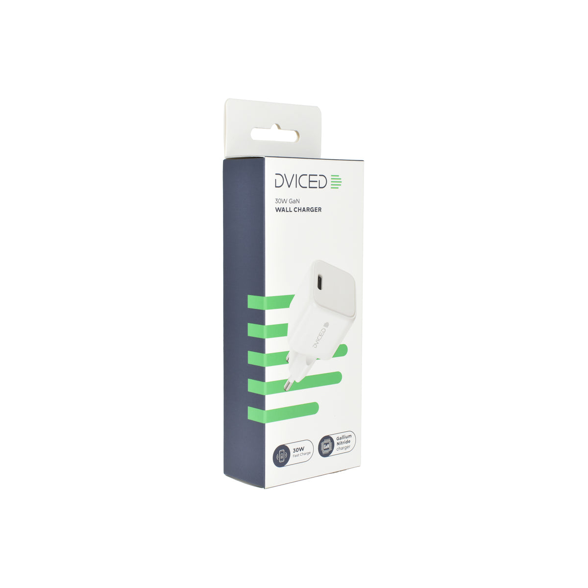 Dviced – Hálózati töltő 30W GaN - 1 db USB-C - fehér - iSTYLE HU