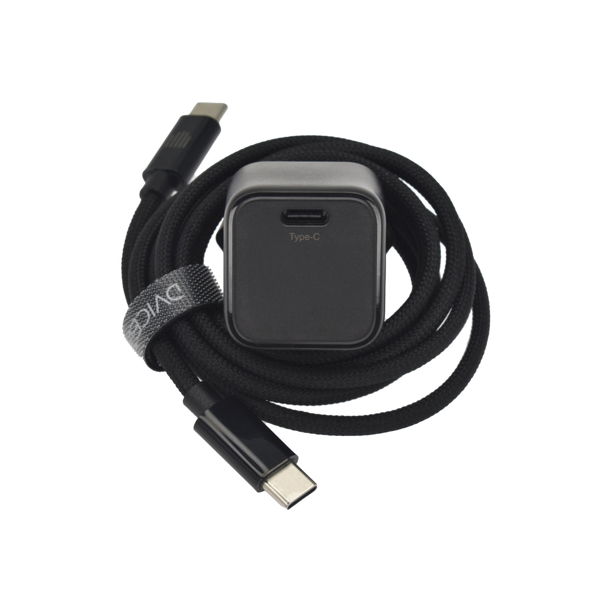 Dviced – Hálózati töltő 30W GaN - 1 db USB-C + USB-C to USB-C kábel 1,25 m - fekete - iSTYLE HU