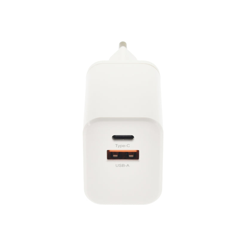 Dviced – Hálózati töltő 35W GaN - 1xUSB-A + 1x USB-C - fehér - iSTYLE HU