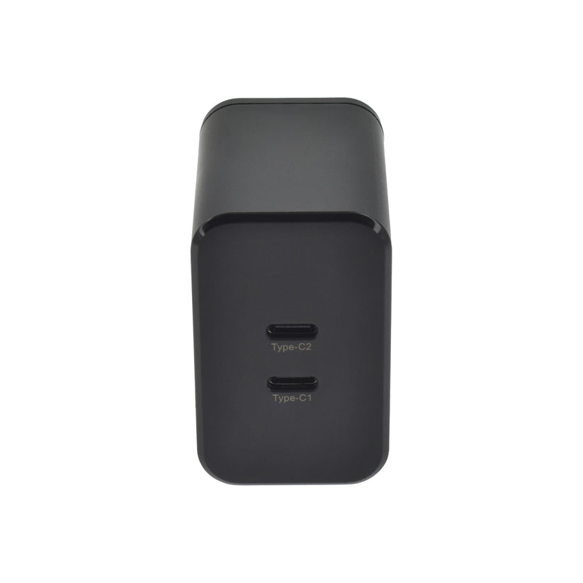 Dviced – Hálózati töltő 65W GaN - 2xUSB-C - fekete - iSTYLE HU