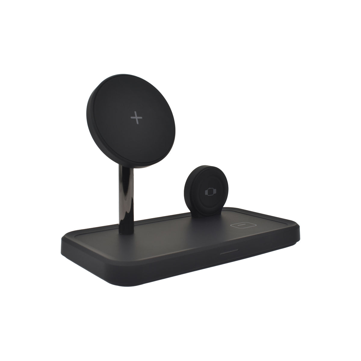 Dviced – 3-in-1 vezeték nélküli mágneses töltőállomás, 15W gyorstöltéssel + USB kábel + hálózati töltő – fekete - iSTYLE HU