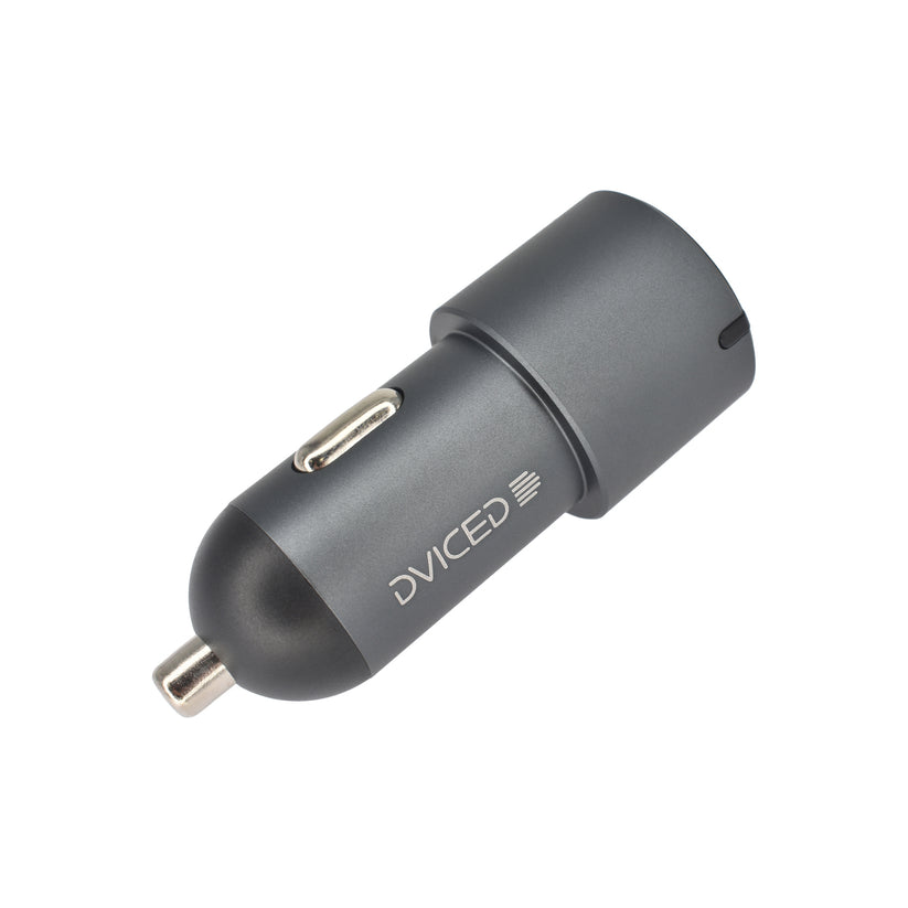 Dviced – Autós töltő 60W - 2xUSB-C + 1xUSB-A - szürke - iSTYLE HU
