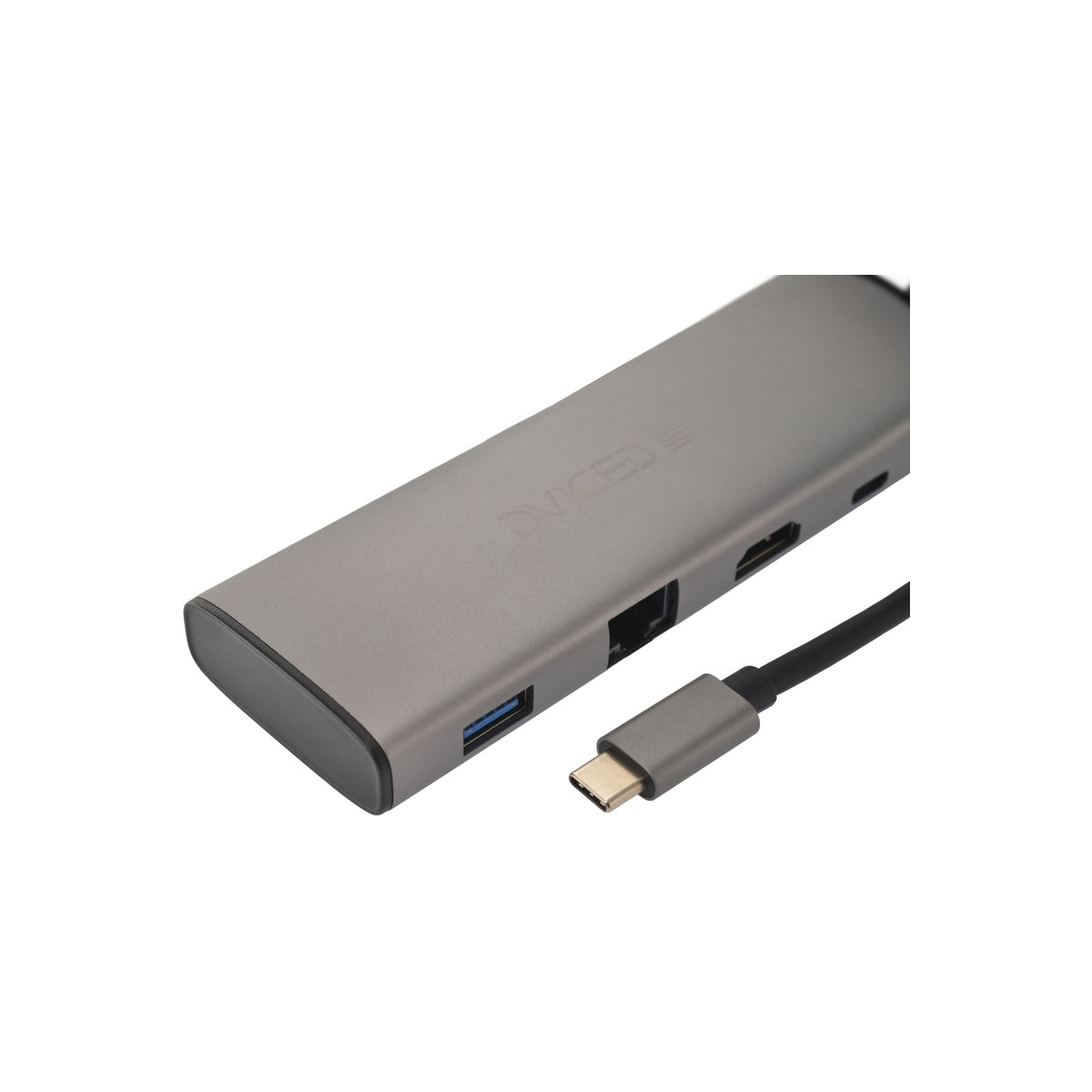 Dviced – Type-C HUB 9-in-1 (2xUSB 3.0 (A), 3xUSB-C, HDMI, SD kártyaolvasó, Micro SD kártyaolvasó, Ethernet) - iSTYLE HU
