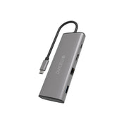Dviced – Type-C HUB 9-in-1 (2xUSB 3.0 (A), 3xUSB-C, HDMI, SD kártyaolvasó, Micro SD kártyaolvasó, Ethernet) - iSTYLE HU