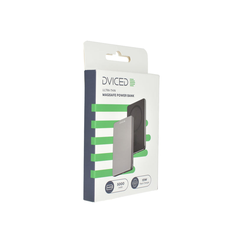 Dviced – Ultrathin Power bank 5000mAh - fekete/szürke - iSTYLE HU
