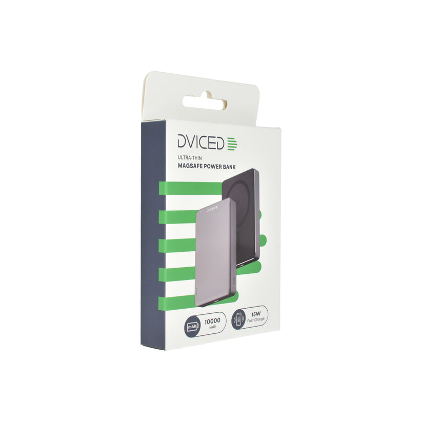 Dviced – Ultrathin Power bank 10000mAh - fekete/szürke - iSTYLE HU