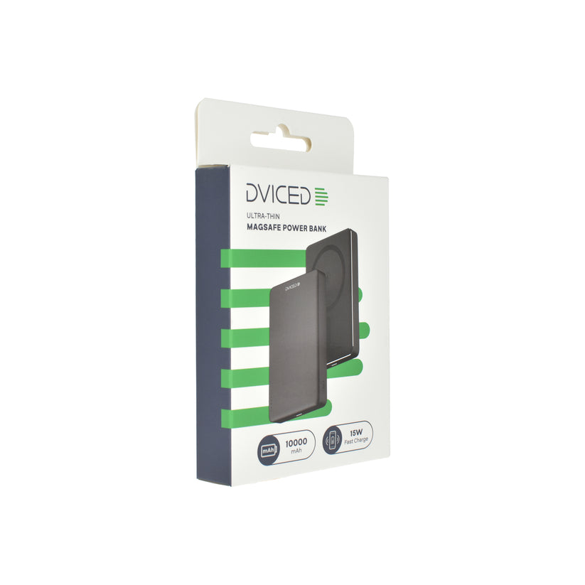 Dviced – Ultrathin Power bank 10000mAh - fekete/fekete - iSTYLE HU