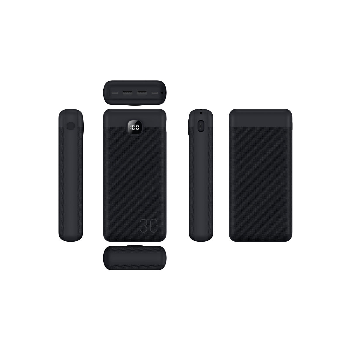 Dviced – Power bank 30000mAh - fekete - iSTYLE HU
