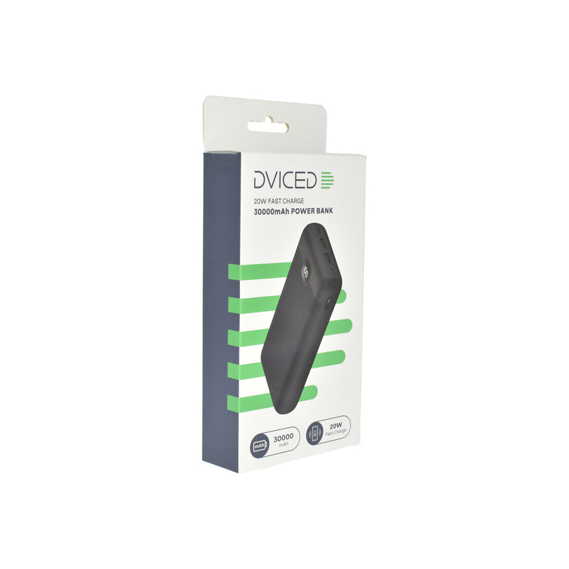 Dviced – Power bank 30000mAh - fekete - iSTYLE HU