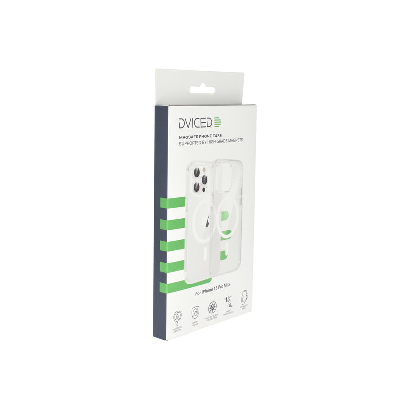 Dviced – Magsafe iPhone 15 Pro Max átlátszó fehér tok - iSTYLE HU