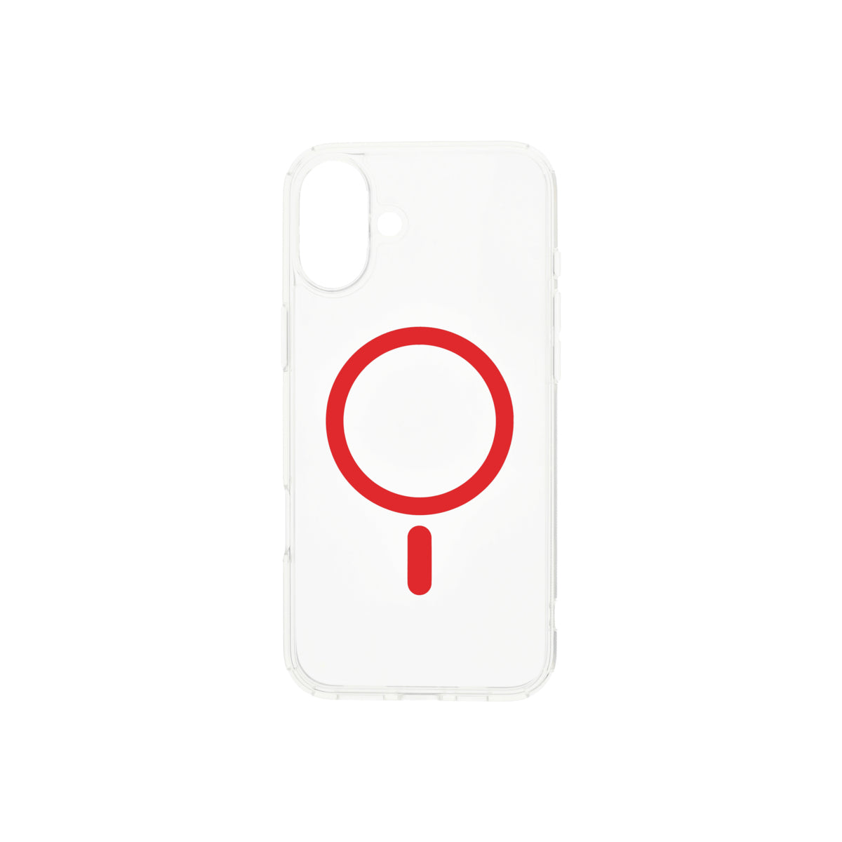 Dviced – MagSafe iPhone 16 tok - átlátszó, piros - iSTYLE HU