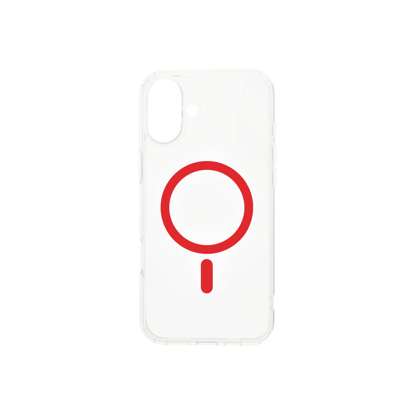 Dviced – MagSafe iPhone 16 tok - átlátszó, piros - iSTYLE HU