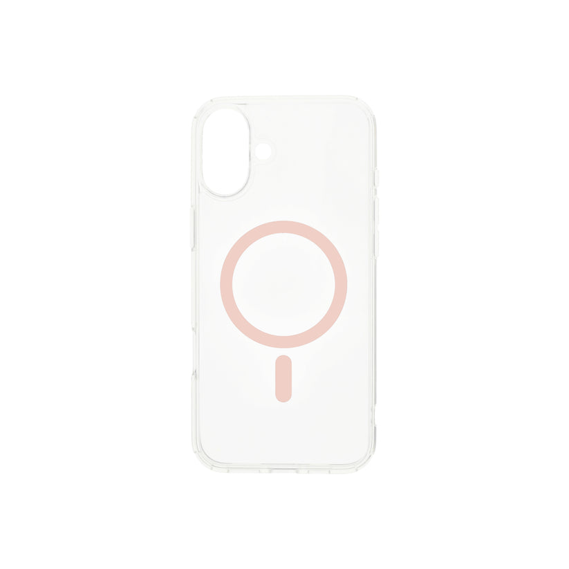 Dviced – MagSafe iPhone 16 tok - átlátszó, rózsaszín - iSTYLE HU