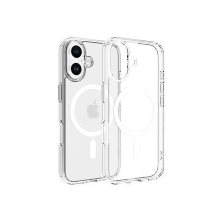 Dviced – MagSafe iPhone 16 tok - átlátszó, fehér