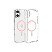 Dviced – Magsafe iPhone 16 Plus átlátszó tok - rózsaszín - iSTYLE HU