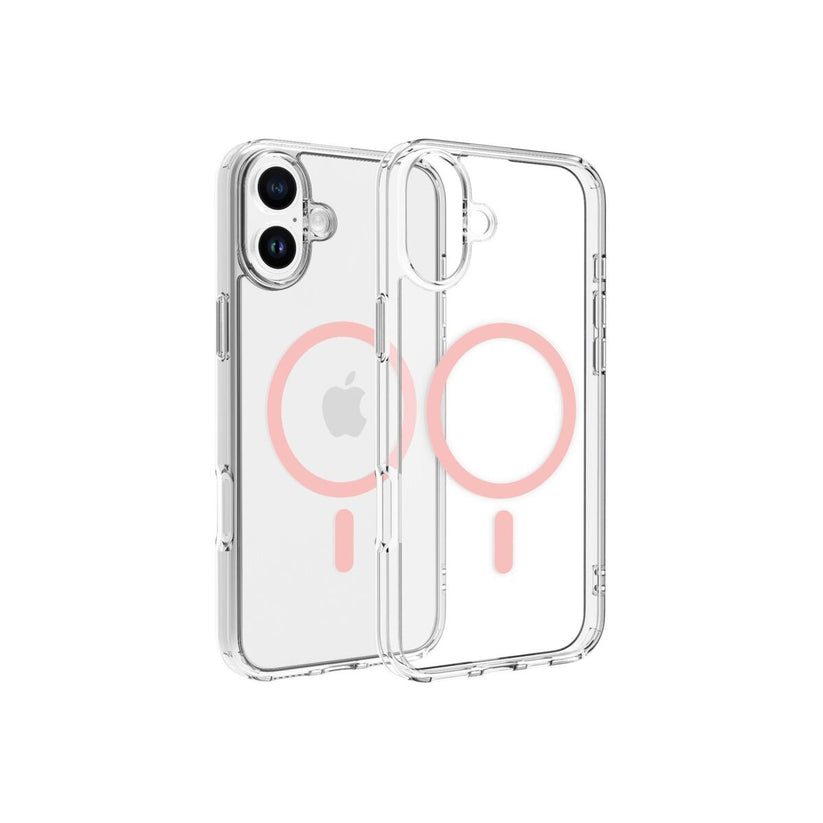 Dviced – Magsafe iPhone 16 Plus átlátszó tok - rózsaszín - iSTYLE HU