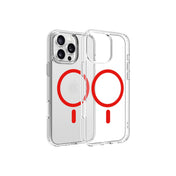 Dviced – MagSafe iPhone 16 Pro Max tok - átlátszó, piros - iSTYLE HU