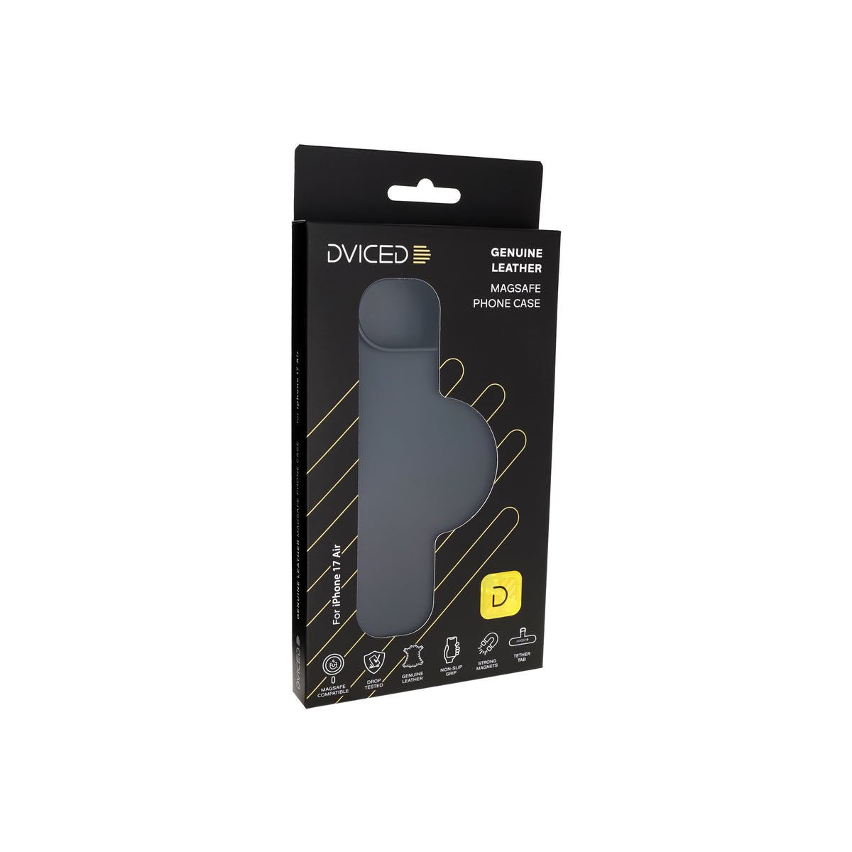 Dviced MagSafe iPhone Air bőr tok - Fekete - iSTYLE HU