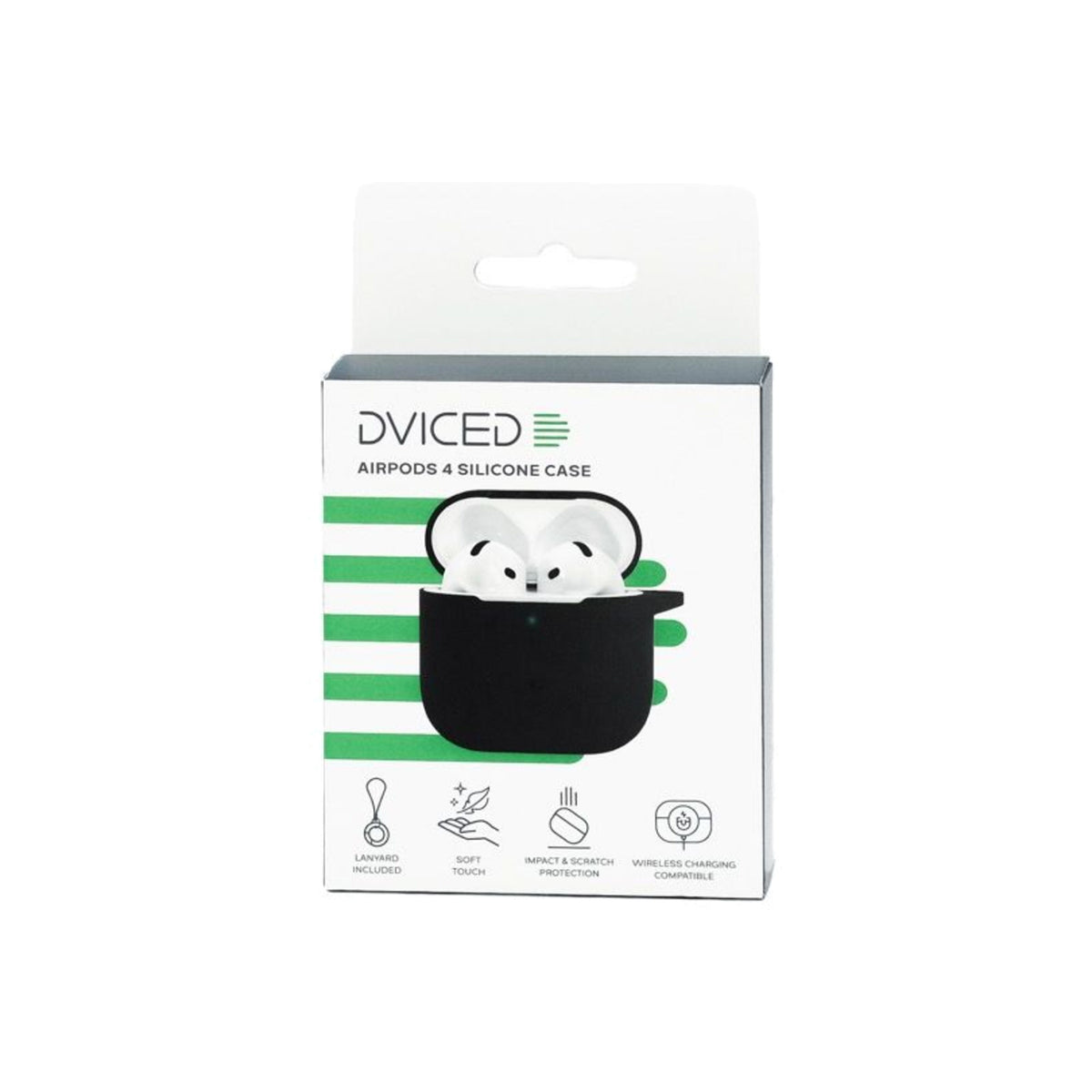 Dviced AirPods 4 Szilikon tok - fekete - iSTYLE.hu