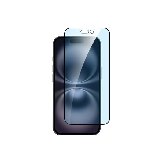 Dviced – iPhone 16 Plus kékfény-szűrős edge to edge edzett kijelzővédő üvegfólia applikátorral - iSTYLE HU