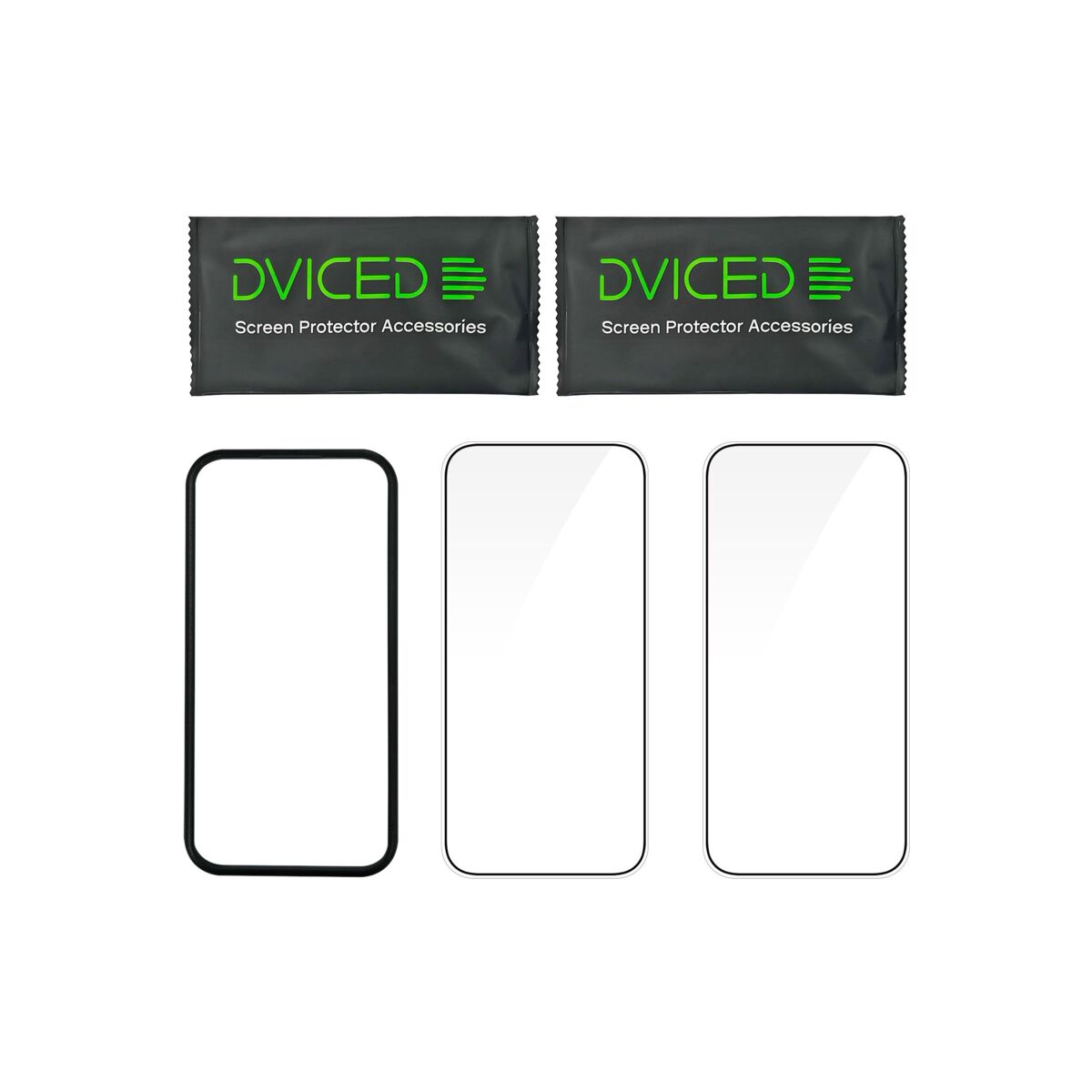 Dviced – iPhone 16 Pro Max edge to edge edzett kijelzővédő üvegfólia applikátorral (Duo pack) - iSTYLE HU