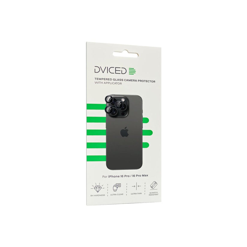 Dviced – kameralencse védő edzett üvegfólia iPhone 16 Pro / 16 Pro Max-hoz applikátorral - iSTYLE HU
