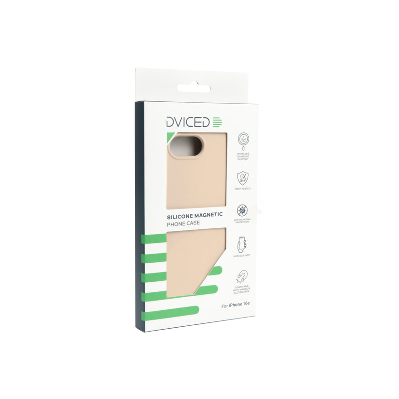 Dviced – Szilikon Magnetic iPhone 16e tok - bézs - iSTYLE HU