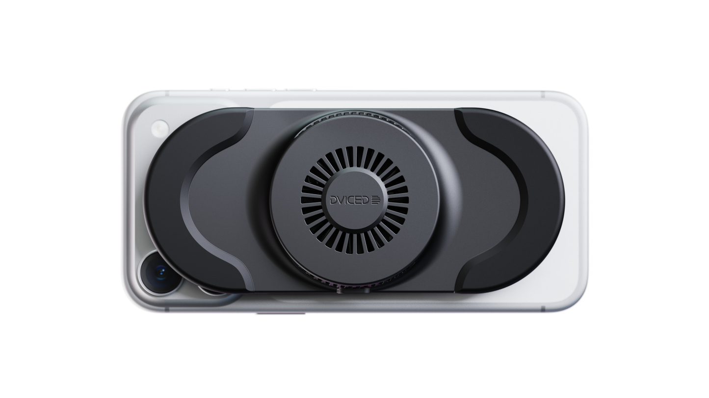 Dviced AERON Qi2.2 gamer vezeték nélküli töltő és hűtő - Fekete