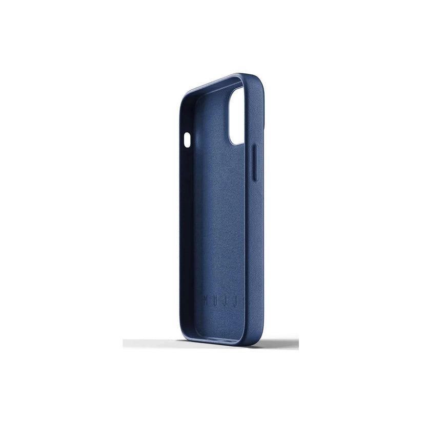 Mujjo – iPhone 13 mini bőr tok - kék - iSTYLE HU