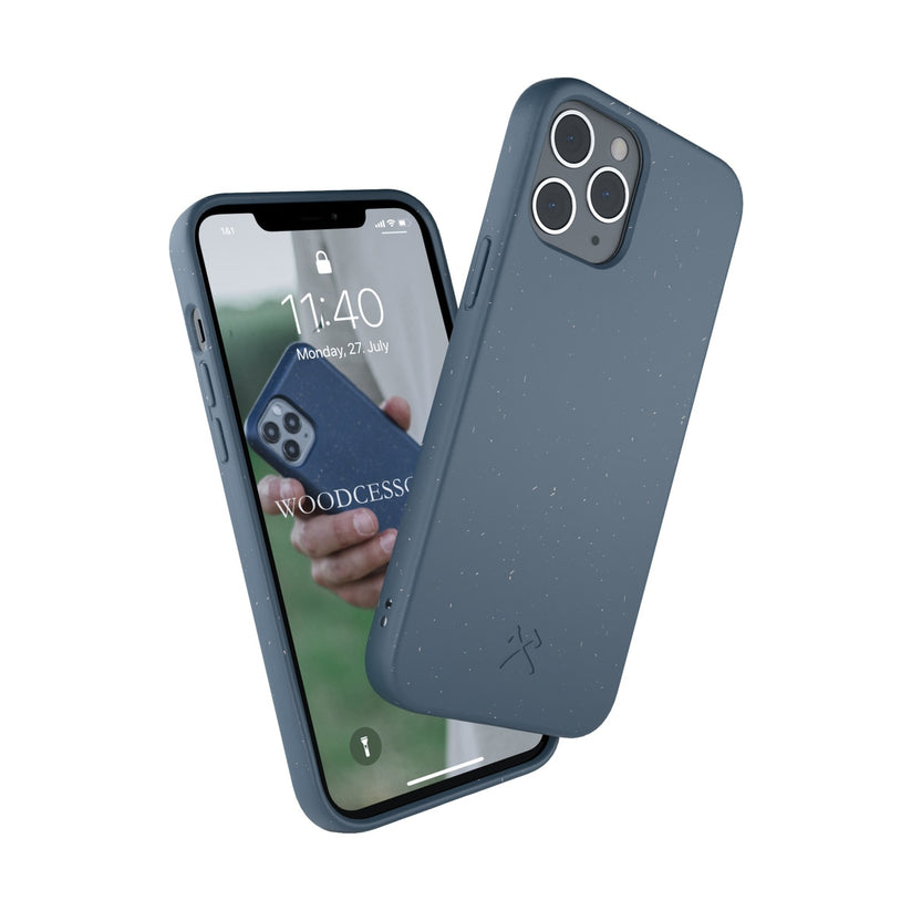 Woodcessories – Bio iPhone 12 Pro Max tok - tengerészkék - iSTYLE HU