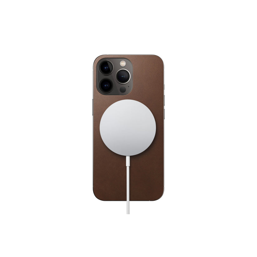 omad – iPhone 13 Pro Max Leather Skin - barna - Open Box - iSTYLE HU